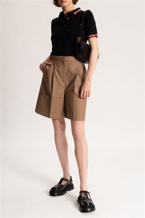 burberry shorts womens